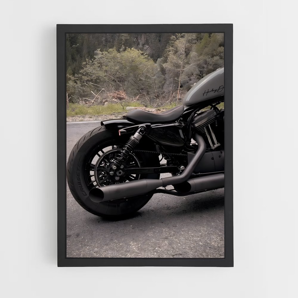 Poster Métal Vintage – affiche Harley-Davidson (vue 2)